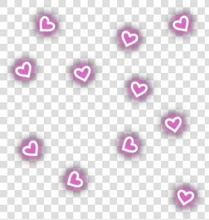  neon  neoneffect  effect  heart  neonheart  hearts   Stickers Picsart  HD Png Download