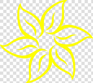 Yellow Flower Svg Clip Arts   Sman 13 Depok  HD Png Download