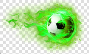 Flame Fire Icon   Transparent Flaming Soccer Ball  HD Png Download