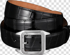  7 Cartier Crocodile Leather And Palladium Belt  HD Png Download