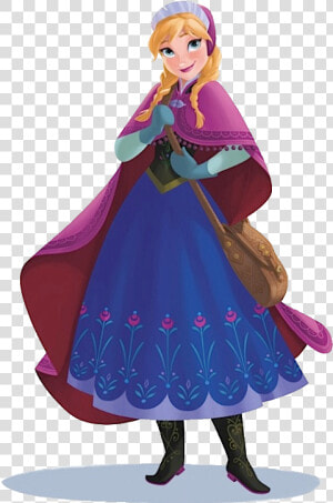 Princess Anna Png   Anna Frozen Winter Dress  Transparent Png