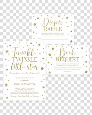 Twinkle Twinkle Baby Shower Invite Kit Template By   Calligraphy  HD Png Download