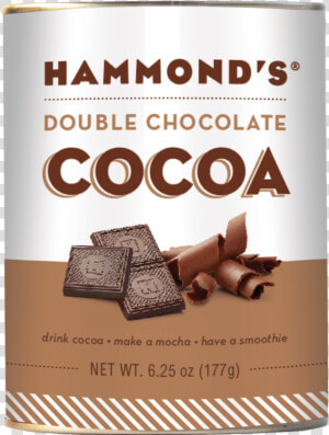 Hammond  39 s Double Chocolate Cocoa  HD Png Download