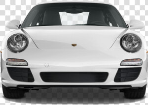  porsche  997  carrera  car  front  911  white  HD Png Download