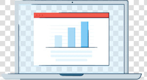 Computer With Graph Showing The Yelp Webinar Program  HD Png Download