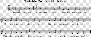 Twinkle Twinkle Sheet Music   Free Violin Sheet Music Twinkle Twinkle Little Star  HD Png Download