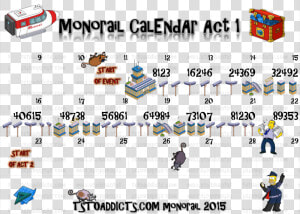 Monorail Act One Calendar   Simpsons Tapped Out Monorail Building  HD Png Download