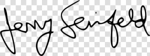 Jerry Seinfeld Signature  HD Png Download