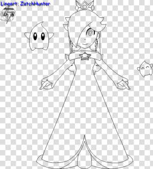 Rosalina Coloring Pages To Print   Coloring Pages Of Rosalina  HD Png Download