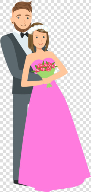 Wedding Couple Clipart Png   Vector Hd Wedding Couple  Transparent Png