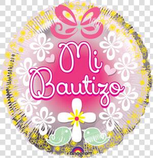 Globo Mi Bautizo Niña   Globos Metalizados Mi Bautismo  HD Png Download