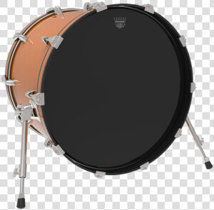 Ambassador® Ebony® Classic Fit Image   Remo Coated Pinstripe Bass Drum Head  HD Png Download