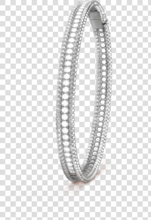 Perlée Diamonds Bracelet  1 Row  Medium Model   Van Cleef  amp  Arpels  HD Png Download