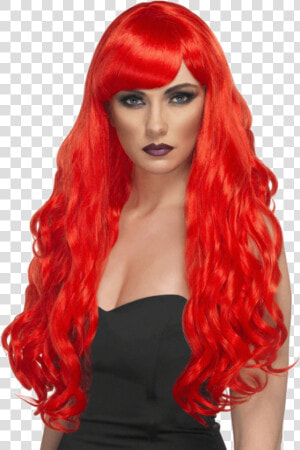 Transparent Red Wig Png   Fancy Dress Wigs  Png Download