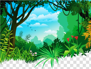 Download Jungle Background Png Clipart Tropical And   Cartoon Jungle Background  Transparent Png