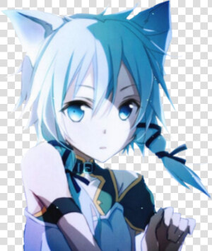 Sword Art Online 2 Sinon Cat   Png Download   Аниме Девчонки  Transparent Png