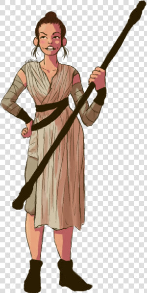 Clone Wars Clipart At Getdrawings   Star Wars Rey Clipart  HD Png Download