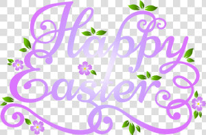 Deco Happy Easter Transparent   Happy Easter 2019 Flowers  HD Png Download