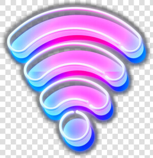  ftestickers  icon  wifi  neon  luminous  colorful   Wifi Icon Neon Png  Transparent Png