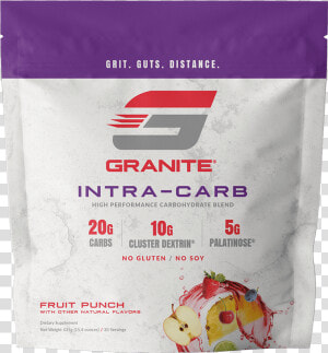 Granite Supplements Intra Carb Fruit Punch High Performance   Paper  HD Png Download