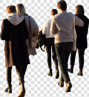 People Walk Back Png   Png Download   Transparent People Walking Png  Png Download