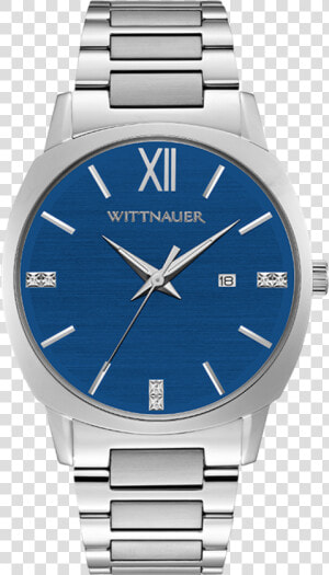 Wittnauer Men S Monserrat Stainless Steel Watch With   Vincero Watches Steel  HD Png Download