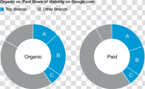 Search Visibility And Rank Donut Pie Chart Png   Latex Pie Chart  Transparent Png