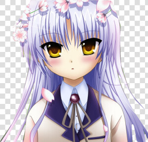 Transparent Angel Beats Png   Anime Angel Beats Kanade  Png Download