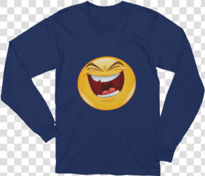 Unisex Evil Laugh Emoji Long Sleeve T shirt   Eat Like A Beast  HD Png Download