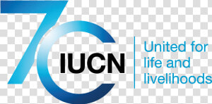 Logo Iucn 70th Anniversairy   International Union For Conservation Of Nature And  HD Png Download