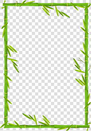  ftestickers  bamboo  frame  borders   Bamboo Border Frame Design  HD Png Download