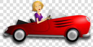 Automobile Woman Blond   Female Driving Clipart  HD Png Download