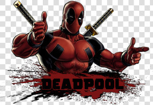 Download Deadpool Poster Png   Deadpool Saying Happy Birthday  Transparent Png