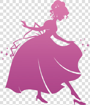 Cinderella Royalty free Silhouette   Cinderella Vector  HD Png Download