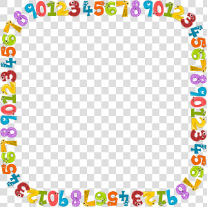 Borders And Frames Day   Numbers Borders And Frames  HD Png Download