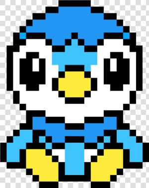 Piplup Pixel Art  HD Png Download