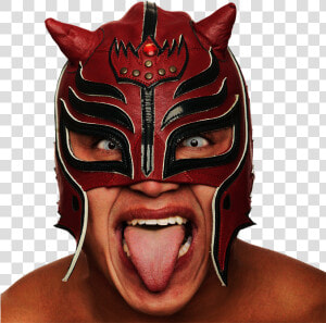 Rey Mysterio Devil Mask   Mask Rey Mysterio Face  HD Png Download