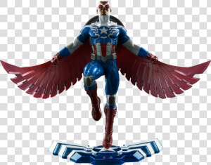 Sam Wilson As Captain America Marvel Gallery 10” Pvc   Sam Falcon Captain America  HD Png Download