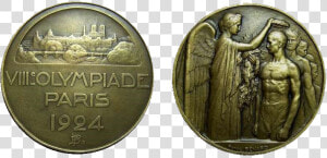 Paris Summer Olympics Participation Medal   Paris 1924 Olympics Medal  HD Png Download