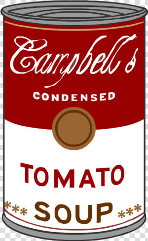 Pop Art Campbell  39 s Tomato Soup  HD Png Download