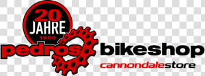 Logo Pedros Bikeshop Cannondale Store   Cannondale  HD Png Download