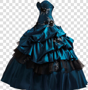 Black And Teal Quinceanera Dresses  HD Png Download