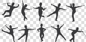 Silhouette Tap Dance Drawing   Tap Dance Drawing  HD Png Download