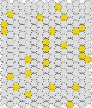 Overall Hex Grid   Circle  HD Png Download