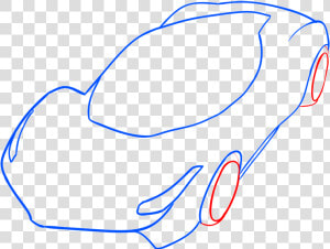 Draw A Laferrari Step By Step  HD Png Download