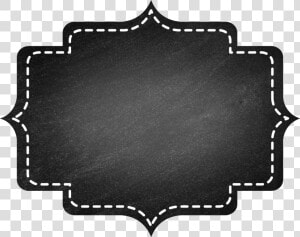  chalkboard  label  tag  badge  textbox  black  fabric   Stencil  HD Png Download