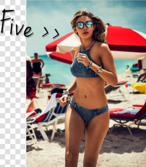 Bathing Suit On Beach  HD Png Download