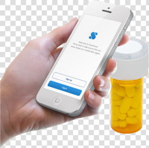 Dosesmart Medication Reminder App With Smart Bottle   Bluetooth Charger For Mobile  HD Png Download