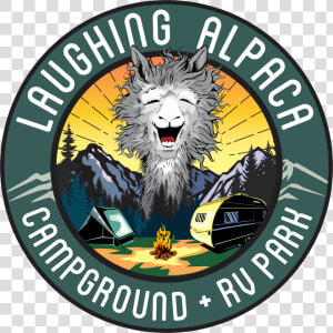 Laughing Alpaca Rv Dk   Emblem  HD Png Download