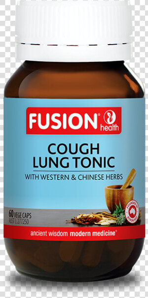 Fusion Health Products Cough Lung Tonic Supplements   Fusion Cough Lung Tonic  HD Png Download